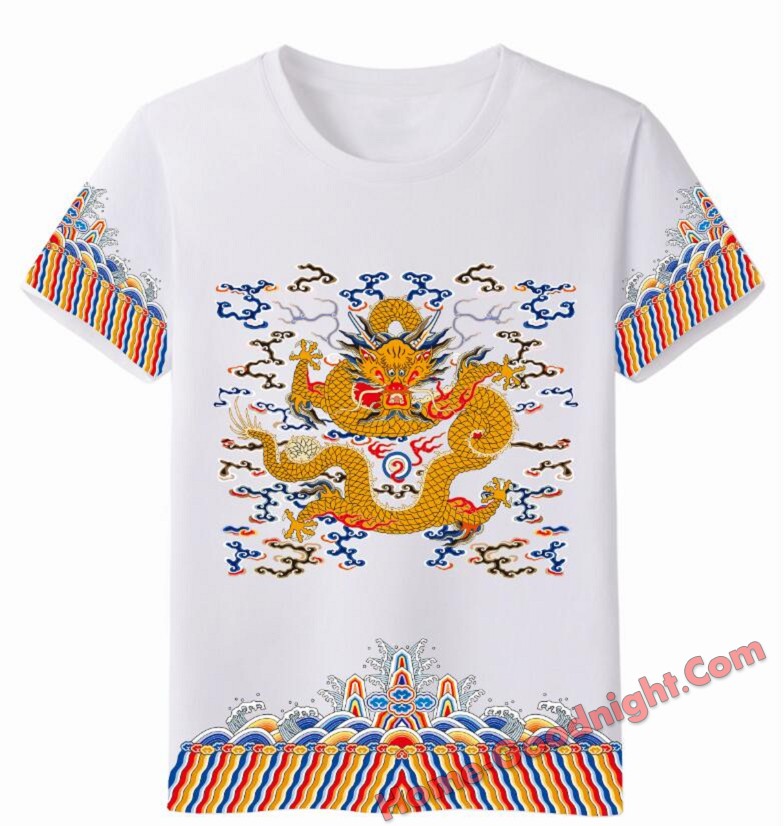 Dragon robe Mens Anime T-shirts